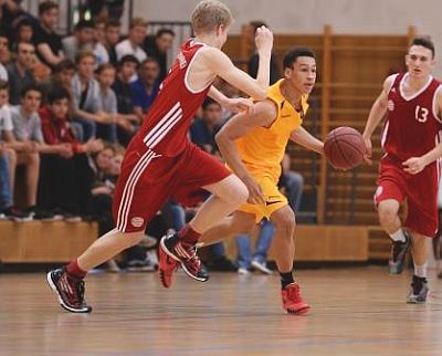 Basketball, Jugendsport, DM, U18, USC Freiburg - Bayern München am Samstag (30.05.2015).