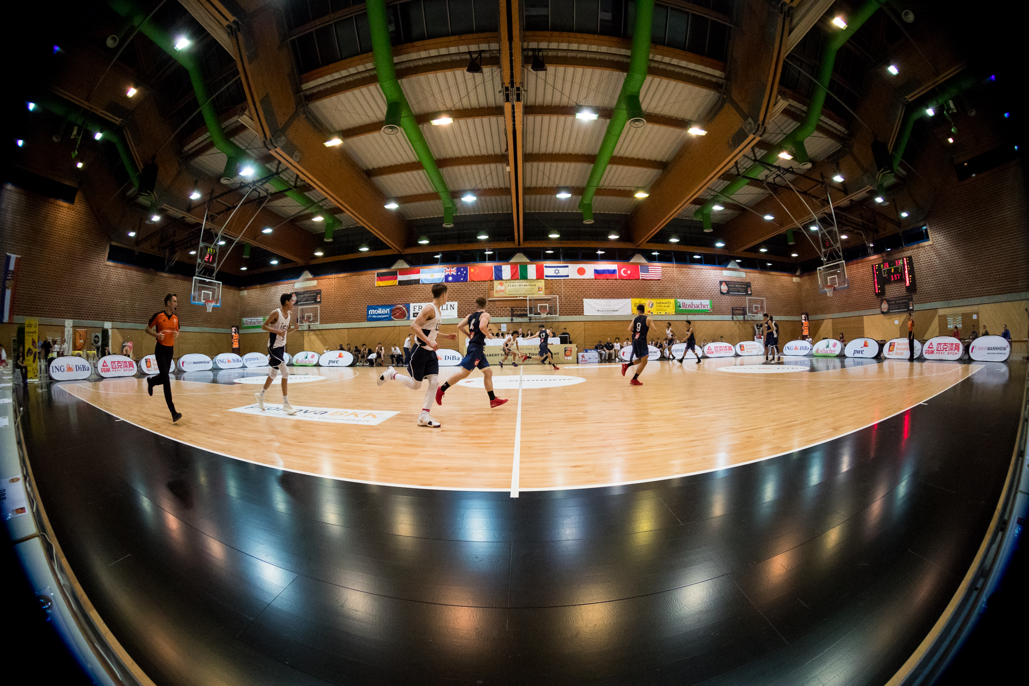 USA vs France 73:79 during Basketball Albert Schweitzer Turnier at Waldsporthalle, Viernheim, Hessen, Germany on 2018-03-31, Photo: Sven Mandel
