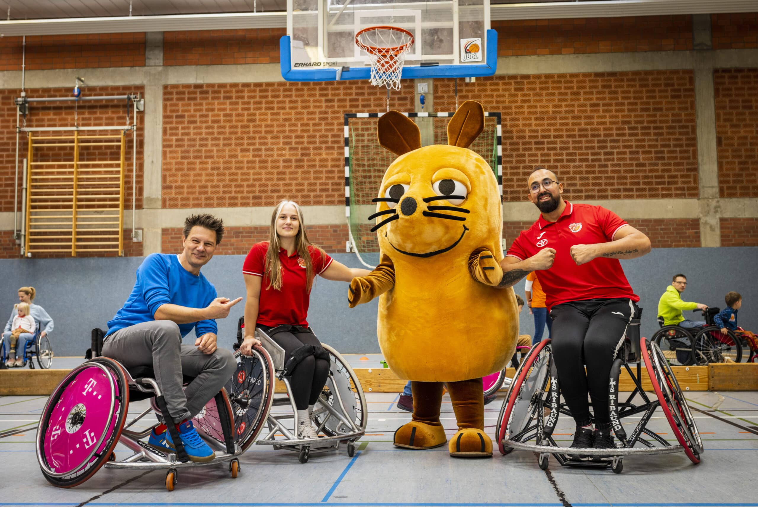 Rollstuhlbasketball Maus