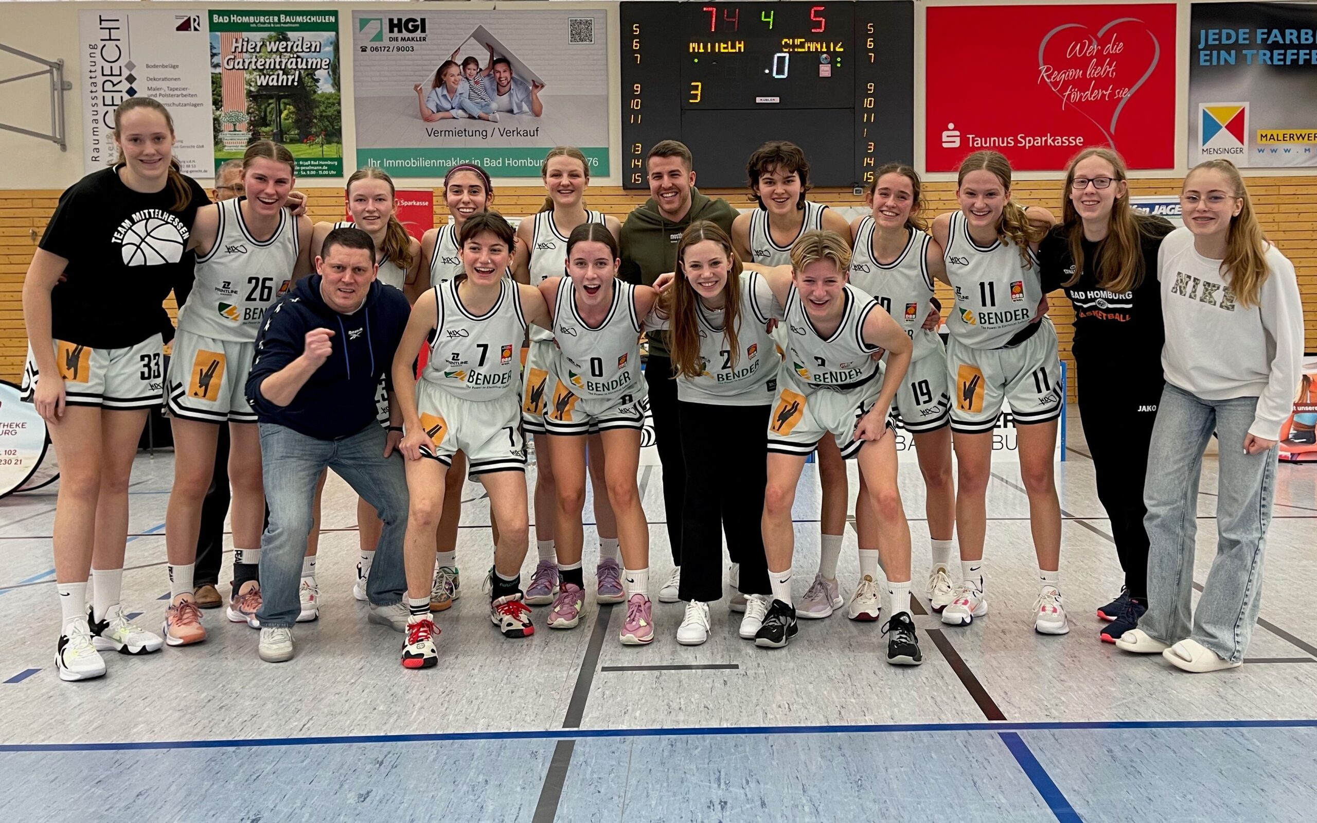 WNBL2022-23TeamMittelhessenJubel