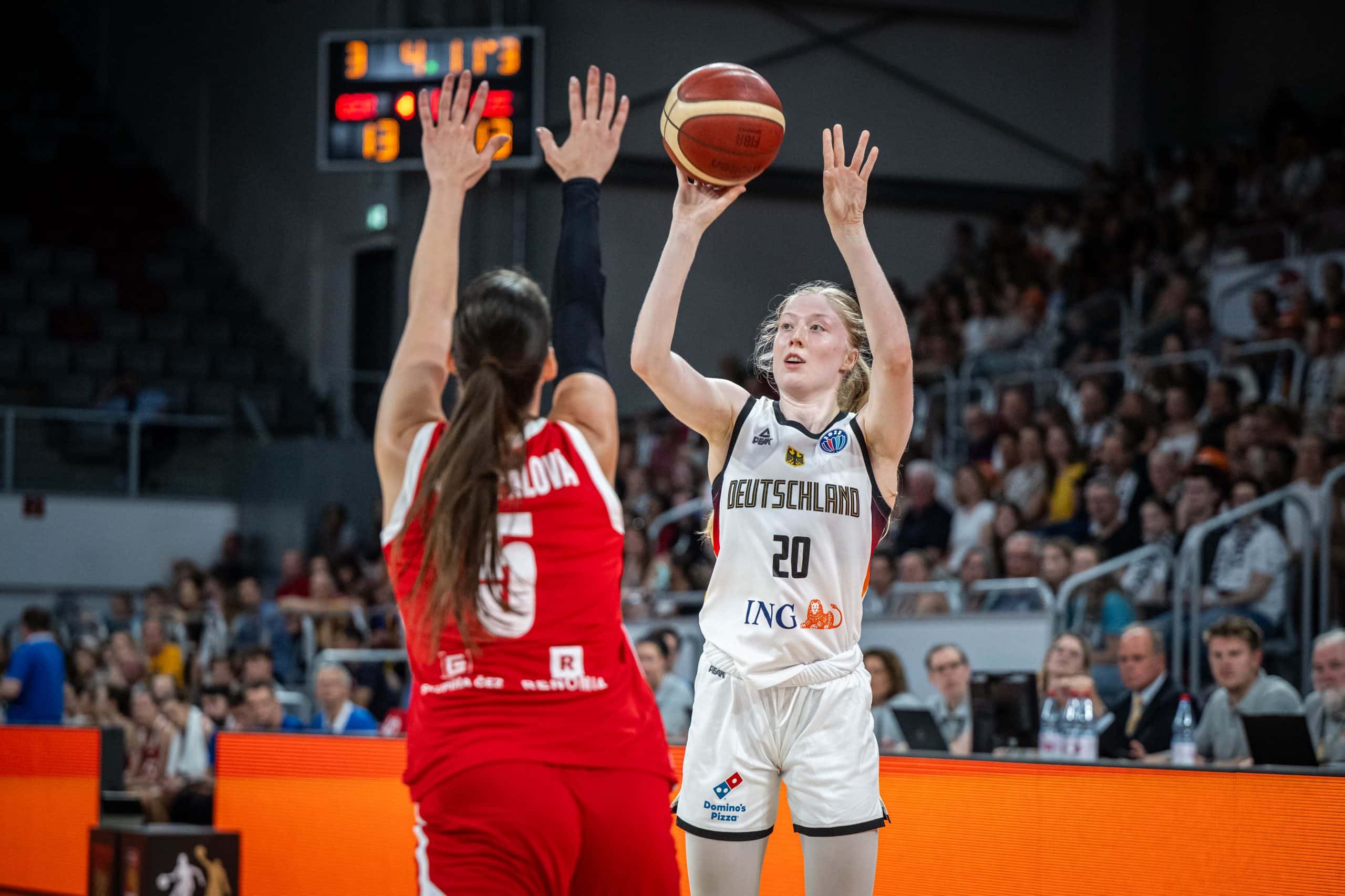 Basketball Bamberg 31.05.2025
Länderspiel DBB Frauen Damen
Deutschland (GER) - Tschechien (CZE)
Frida Bühner (Deutschland, No.20)
Foto: camera4