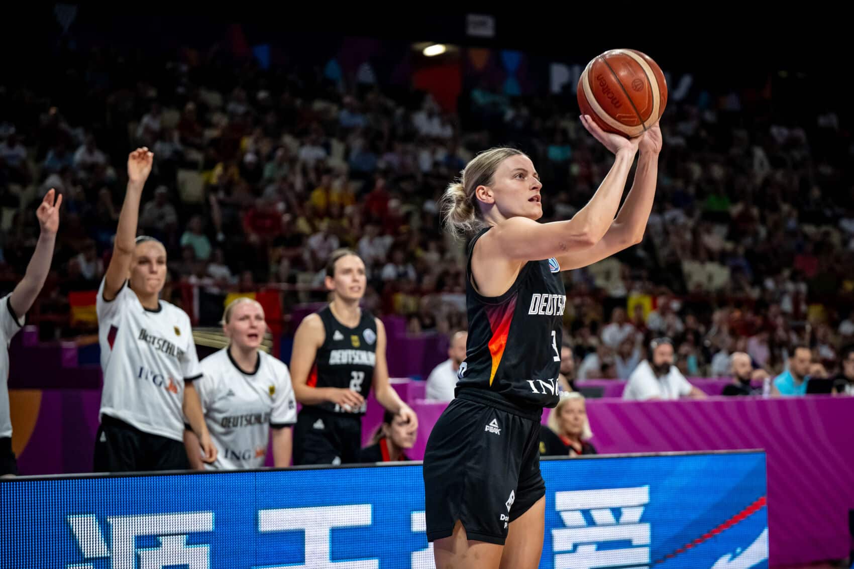 Basketball Piräus 25.06.2025
FIBA Women’s Eurobasket 2025
Viertelfinale
Belgien (BEL) - Deutschland (GER)

Foto: Tilo Wiedensohler/camera4